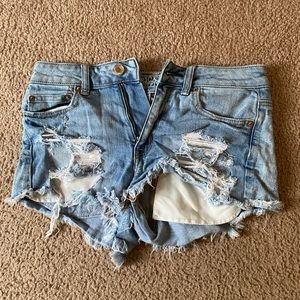 American Eagle High Rise Jean Shorts